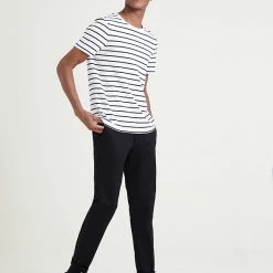 Cheap 🌟 Autograph Casual Trousers Slim Fit Italian Stretch Chinos ⌛ -Men's Holiday Clothes Sales SD 03 T17 6380M Y4 X EC 0