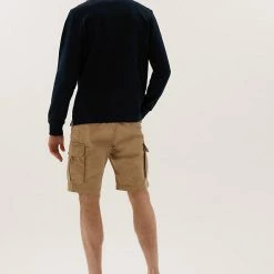 Deals ❤️ M&S Collection Men's Shorts Organic Cotton Cargo Shorts 😉 -Men's Holiday Clothes Sales SD 03 T17 6411M SK X EC 2