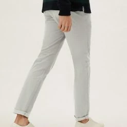 Flash Sale 🌟 M&S Collection Men's Trousers Slim Fit Stretch Chinos 🧨 -Men's Holiday Clothes Sales SD 03 T17 6601S EF X EC 2