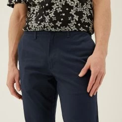 Flash Sale 🌟 M&S Collection Men's Trousers Slim Fit Stretch Chinos 🧨 -Men's Holiday Clothes Sales SD 03 T17 6601S F3 X EC 3