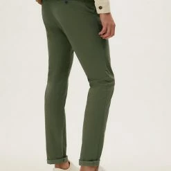 Flash Sale 🌟 M&S Collection Men's Trousers Slim Fit Stretch Chinos 🧨 -Men's Holiday Clothes Sales SD 03 T17 6601S OC X EC 2
