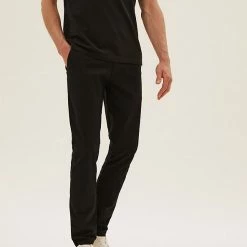 Flash Sale 🌟 M&S Collection Men's Trousers Slim Fit Stretch Chinos 🧨 -Men's Holiday Clothes Sales SD 03 T17 6601S Y4 X EC 3