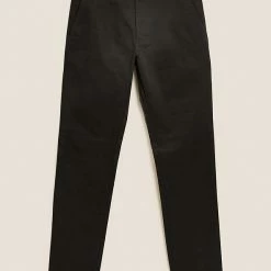 Flash Sale 🌟 M&S Collection Men's Trousers Slim Fit Stretch Chinos 🧨 -Men's Holiday Clothes Sales SD 03 T17 6601S Y4 X EC 90