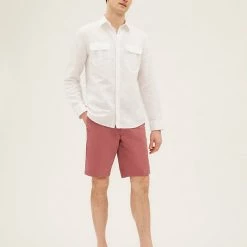 Top 10 🧨 M&S Collection Men's Shorts Super Lightweight Chino Shorts 🔔 -Men's Holiday Clothes Sales SD 03 T17 7720M A2 X EC 0