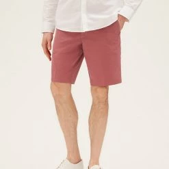Top 10 🧨 M&S Collection Men's Shorts Super Lightweight Chino Shorts 🔔 -Men's Holiday Clothes Sales SD 03 T17 7720M A2 X EC 1