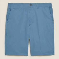 Top 10 🧨 M&S Collection Men's Shorts Super Lightweight Chino Shorts 🔔 -Men's Holiday Clothes Sales SD 03 T17 7720M BE X EC 90