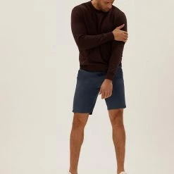 Top 10 🧨 M&S Collection Men's Shorts Super Lightweight Chino Shorts 🔔 -Men's Holiday Clothes Sales SD 03 T17 7720M F0 X EC 0