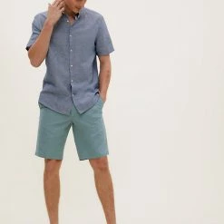 Top 10 🧨 M&S Collection Men's Shorts Super Lightweight Chino Shorts 🔔 -Men's Holiday Clothes Sales SD 03 T17 7720M JB X EC 0