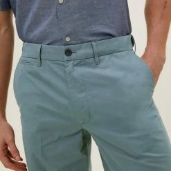 Top 10 🧨 M&S Collection Men's Shorts Super Lightweight Chino Shorts 🔔 -Men's Holiday Clothes Sales SD 03 T17 7720M JB X EC 1