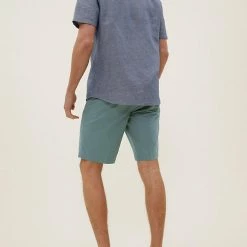 Top 10 🧨 M&S Collection Men's Shorts Super Lightweight Chino Shorts 🔔 -Men's Holiday Clothes Sales SD 03 T17 7720M JB X EC 2