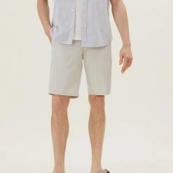 Top 10 🧨 M&S Collection Men's Shorts Super Lightweight Chino Shorts 🔔 -Men's Holiday Clothes Sales SD 03 T17 7720M V0 X EC 1