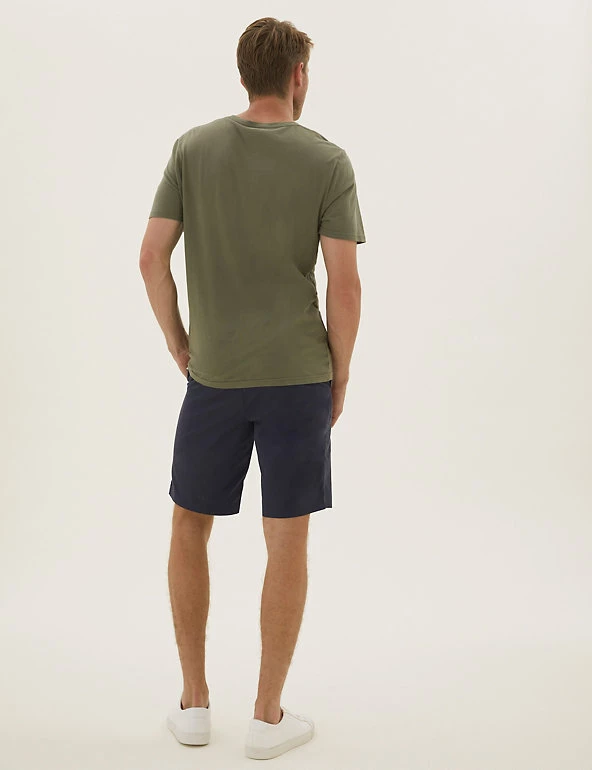 Promo ⭐ M&S Collection Men's Shorts 2 Pack Super Lightweight Chino Shorts ❤️ 4 Promo ⭐ M&S Collection Men's Shorts 2 Pack Super Lightweight Chino Shorts ❤️ - Image 4