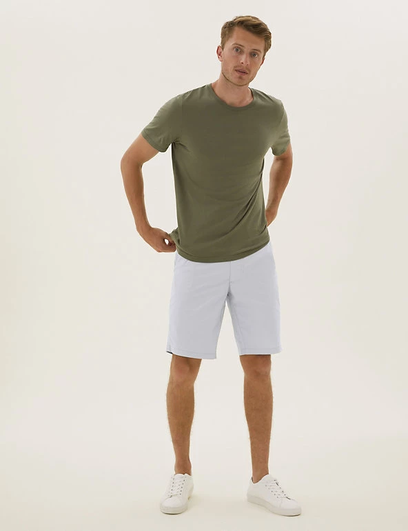 Promo ⭐ M&S Collection Men's Shorts 2 Pack Super Lightweight Chino Shorts ❤️ 5 Promo ⭐ M&S Collection Men's Shorts 2 Pack Super Lightweight Chino Shorts ❤️ - Image 5