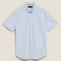 Best reviews of 👏 M&S Collection Casual 👕 Shirts Pure Cotton Oxford 👕 Shirt ✨
