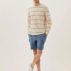 Best Sale 🎉 M&S Collection Men's Shorts Pure Cotton Jersey Cargo Shorts 👏 -Men's Holiday Clothes Sales SD 03 T28 1628M DS X EC 1