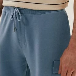 Best Sale 🎉 M&S Collection Men's Shorts Pure Cotton Jersey Cargo Shorts 👏 -Men's Holiday Clothes Sales SD 03 T28 1628M DS X EC 4