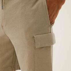 Best Sale 🎉 M&S Collection Men's Shorts Pure Cotton Jersey Cargo Shorts 👏 -Men's Holiday Clothes Sales SD 03 T28 1628M M0 X EC 2