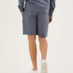 Promo ⌛ M&S Collection Men's Shorts Pure Cotton Drawstring Jersey Shorts 🛒 -Men's Holiday Clothes Sales SD 03 T28 1682M BE X EC 2
