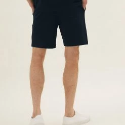 Promo ⌛ M&S Collection Men's Shorts Pure Cotton Drawstring Jersey Shorts 🛒 -Men's Holiday Clothes Sales SD 03 T28 1682M F3 X EC 2