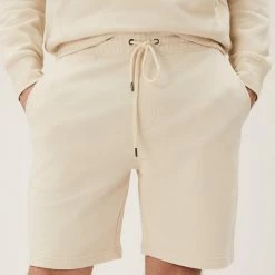 Promo ⌛ M&S Collection Men's Shorts Pure Cotton Drawstring Jersey Shorts 🛒 -Men's Holiday Clothes Sales SD 03 T28 1682M NB X EC 2