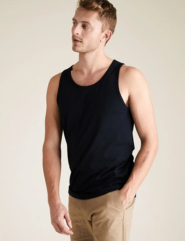 Cheapest ๐คฉ M&S Collection Vests Slim Fit Pure Cotton Vest ๐ 7 Cheapest ๐คฉ M&S Collection Vests Slim Fit Pure Cotton Vest ๐ - Image 7
