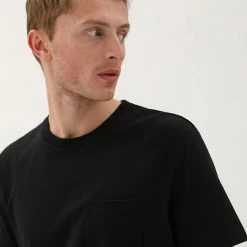 Coupon 😀 M&S Collection Men's T-shirts Pure Cotton Heavy Weight T-Shirt ✨ -Men's Holiday Clothes Sales SD 03 T28 1995M Y0 X EC 0