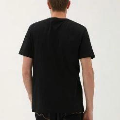 Coupon 😀 M&S Collection Men's T-shirts Pure Cotton Heavy Weight T-Shirt ✨ -Men's Holiday Clothes Sales SD 03 T28 1995M Y0 X EC 2