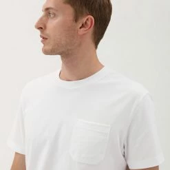 Coupon 😀 M&S Collection Men's T-shirts Pure Cotton Heavy Weight T-Shirt ✨ -Men's Holiday Clothes Sales SD 03 T28 1995M Z0 X EC 1