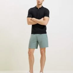 Best Sale 🔥 Autograph Men's Shorts Cotton Rich Drawstring Zip Pocket Shorts ⭐ -Men's Holiday Clothes Sales SD 03 T28 4934A W2 X EC 0