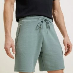 Best Sale 🔥 Autograph Men's Shorts Cotton Rich Drawstring Zip Pocket Shorts ⭐ -Men's Holiday Clothes Sales SD 03 T28 4934A W2 X EC 3