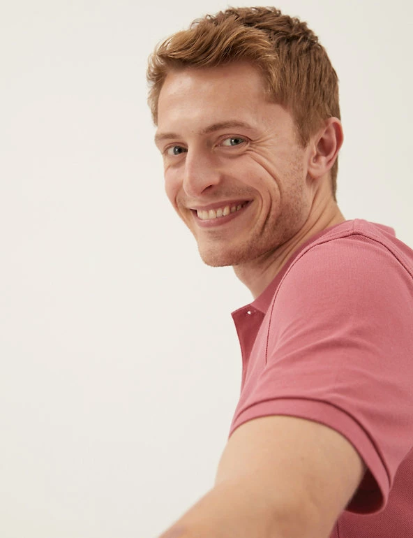 New ๐คฉ M&S Collection Men's Polo ๐ Shirts Pure Cotton Pique Polo ๐ Shirt ๐ฅ 49 New ๐คฉ M&S Collection Men's Polo ๐ Shirts Pure Cotton Pique Polo ๐ Shirt ๐ฅ - Image 49