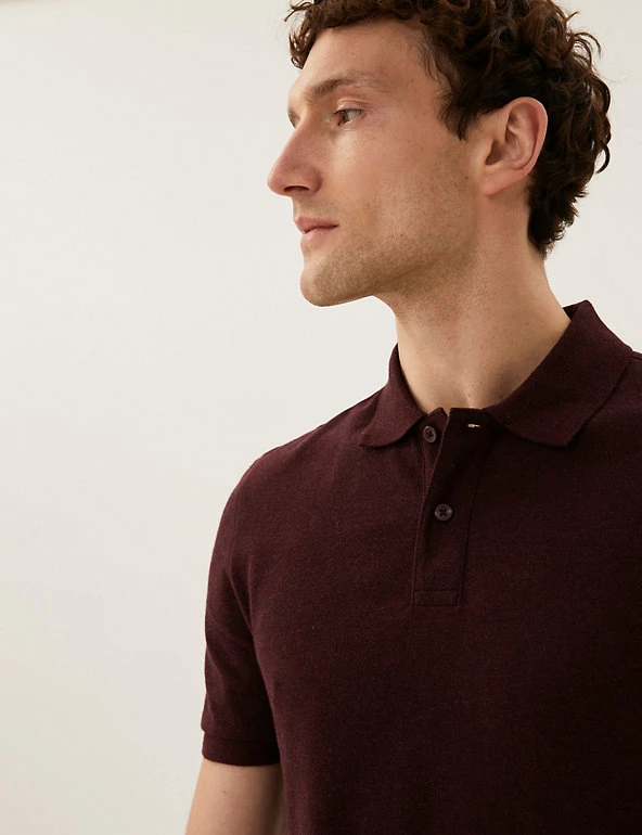 New ๐คฉ M&S Collection Men's Polo ๐ Shirts Pure Cotton Pique Polo ๐ Shirt ๐ฅ 39 New ๐คฉ M&S Collection Men's Polo ๐ Shirts Pure Cotton Pique Polo ๐ Shirt ๐ฅ - Image 39