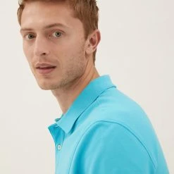Men's Holiday Clothes Sales 26 New π€© M&S Collection Men's Polo π Shirts Pure Cotton Pique Polo π Shirt π₯