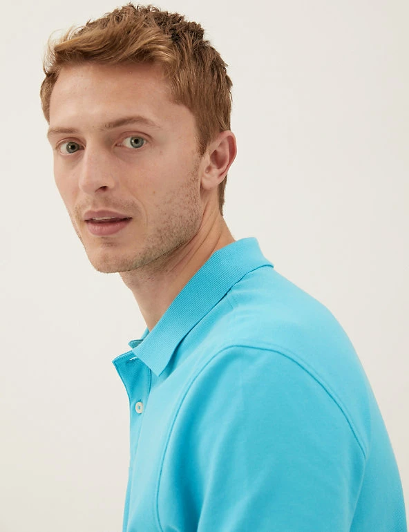 New ๐คฉ M&S Collection Men's Polo ๐ Shirts Pure Cotton Pique Polo ๐ Shirt ๐ฅ 1 New ๐คฉ M&S Collection Men's Polo ๐ Shirts Pure Cotton Pique Polo ๐ Shirt ๐ฅ