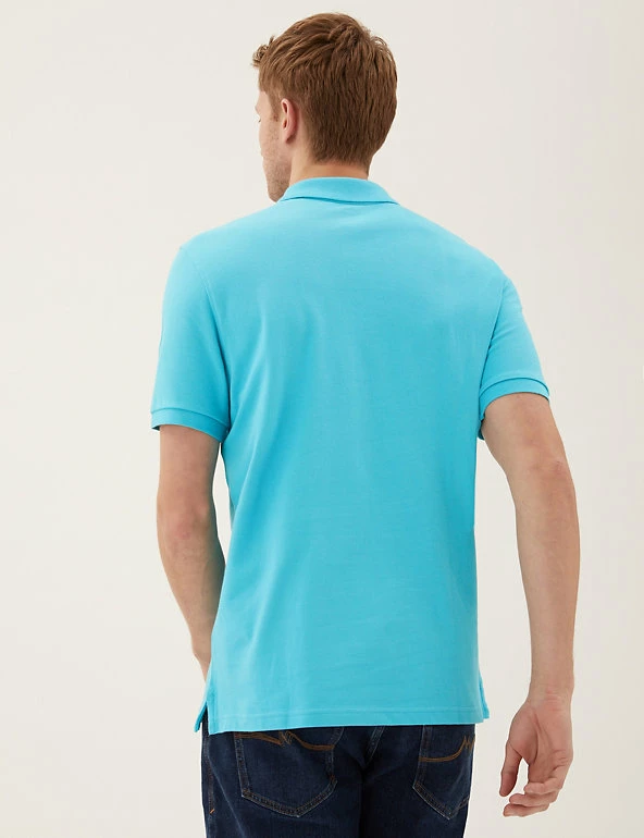 New ๐คฉ M&S Collection Men's Polo ๐ Shirts Pure Cotton Pique Polo ๐ Shirt ๐ฅ 4 New ๐คฉ M&S Collection Men's Polo ๐ Shirts Pure Cotton Pique Polo ๐ Shirt ๐ฅ - Image 4