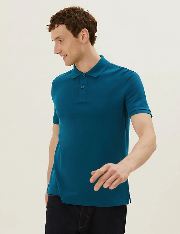 New ๐คฉ M&S Collection Men's Polo ๐ Shirts Pure Cotton Pique Polo ๐ Shirt ๐ฅ 16 New ๐คฉ M&S Collection Men's Polo ๐ Shirts Pure Cotton Pique Polo ๐ Shirt ๐ฅ - Image 16
