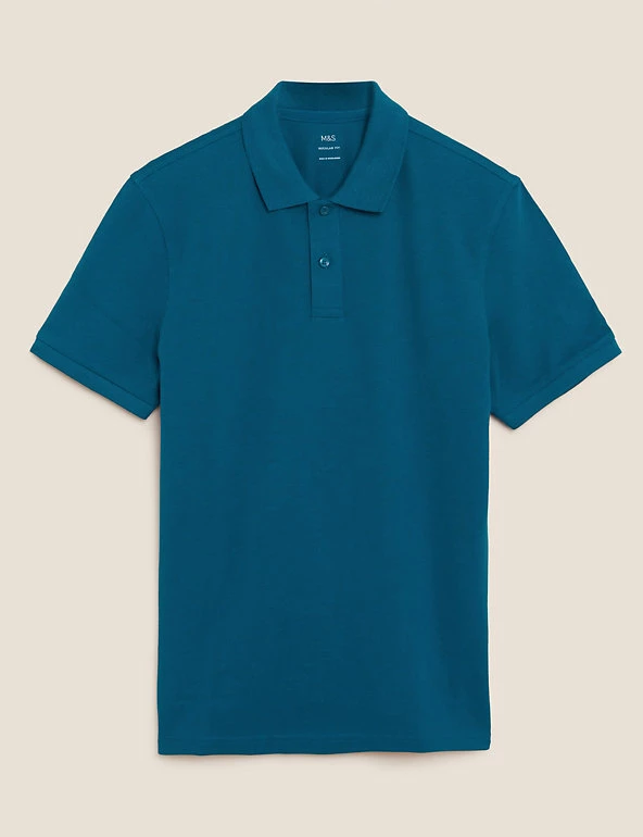 New ๐คฉ M&S Collection Men's Polo ๐ Shirts Pure Cotton Pique Polo ๐ Shirt ๐ฅ 15 New ๐คฉ M&S Collection Men's Polo ๐ Shirts Pure Cotton Pique Polo ๐ Shirt ๐ฅ - Image 15