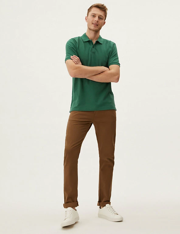New ๐คฉ M&S Collection Men's Polo ๐ Shirts Pure Cotton Pique Polo ๐ Shirt ๐ฅ 5 New ๐คฉ M&S Collection Men's Polo ๐ Shirts Pure Cotton Pique Polo ๐ Shirt ๐ฅ - Image 5