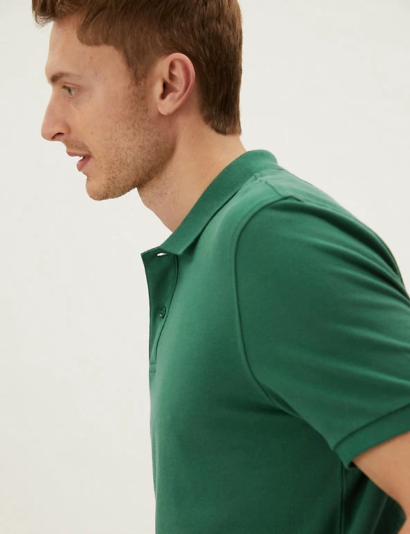 New ๐คฉ M&S Collection Men's Polo ๐ Shirts Pure Cotton Pique Polo ๐ Shirt ๐ฅ 7 New ๐คฉ M&S Collection Men's Polo ๐ Shirts Pure Cotton Pique Polo ๐ Shirt ๐ฅ - Image 7
