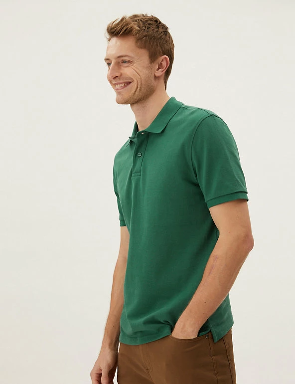New ๐คฉ M&S Collection Men's Polo ๐ Shirts Pure Cotton Pique Polo ๐ Shirt ๐ฅ 9 New ๐คฉ M&S Collection Men's Polo ๐ Shirts Pure Cotton Pique Polo ๐ Shirt ๐ฅ - Image 9