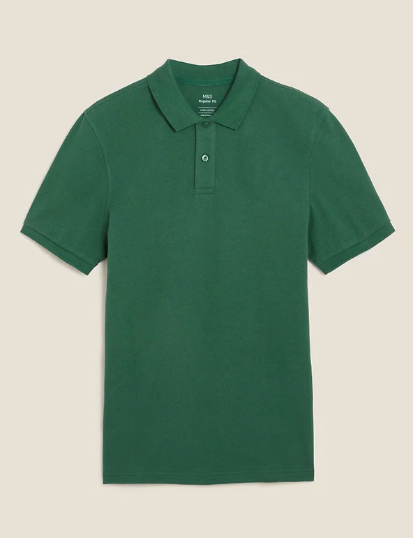 New ๐คฉ M&S Collection Men's Polo ๐ Shirts Pure Cotton Pique Polo ๐ Shirt ๐ฅ 6 New ๐คฉ M&S Collection Men's Polo ๐ Shirts Pure Cotton Pique Polo ๐ Shirt ๐ฅ - Image 6