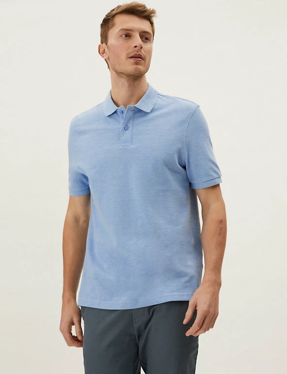 New ๐คฉ M&S Collection Men's Polo ๐ Shirts Pure Cotton Pique Polo ๐ Shirt ๐ฅ 61 New ๐คฉ M&S Collection Men's Polo ๐ Shirts Pure Cotton Pique Polo ๐ Shirt ๐ฅ - Image 61