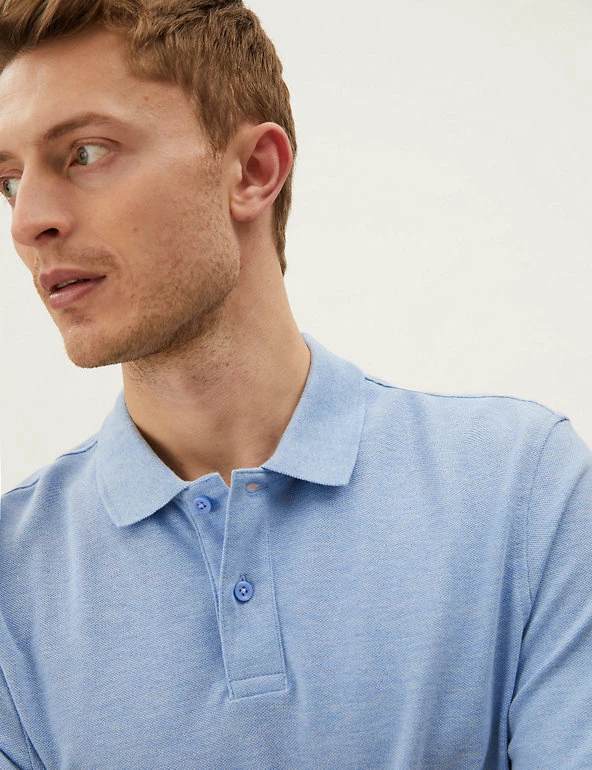 New ๐คฉ M&S Collection Men's Polo ๐ Shirts Pure Cotton Pique Polo ๐ Shirt ๐ฅ 63 New ๐คฉ M&S Collection Men's Polo ๐ Shirts Pure Cotton Pique Polo ๐ Shirt ๐ฅ - Image 63