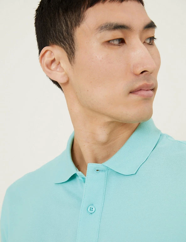 New ๐คฉ M&S Collection Men's Polo ๐ Shirts Pure Cotton Pique Polo ๐ Shirt ๐ฅ 10 New ๐คฉ M&S Collection Men's Polo ๐ Shirts Pure Cotton Pique Polo ๐ Shirt ๐ฅ - Image 10