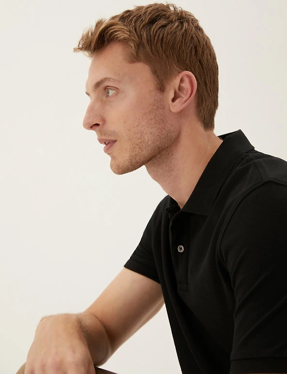 New ๐คฉ M&S Collection Men's Polo ๐ Shirts Pure Cotton Pique Polo ๐ Shirt ๐ฅ 18 New ๐คฉ M&S Collection Men's Polo ๐ Shirts Pure Cotton Pique Polo ๐ Shirt ๐ฅ - Image 18