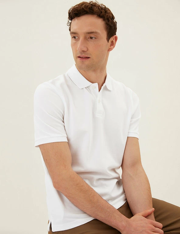 New ๐คฉ M&S Collection Men's Polo ๐ Shirts Pure Cotton Pique Polo ๐ Shirt ๐ฅ 28 New ๐คฉ M&S Collection Men's Polo ๐ Shirts Pure Cotton Pique Polo ๐ Shirt ๐ฅ - Image 28