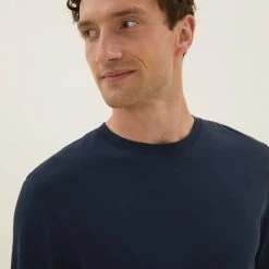 Cheapest 🧨 M&S Collection Men's T-shirts Pure Cotton Crew Neck T-Shirt 🎁 -Men's Holiday Clothes Sales SD 03 T28 5311M F3 X EC 1