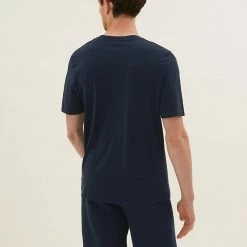 Cheapest 🧨 M&S Collection Men's T-shirts Pure Cotton Crew Neck T-Shirt 🎁 -Men's Holiday Clothes Sales SD 03 T28 5311M F3 X EC 2