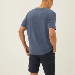 Cheapest 🧨 M&S Collection Men's T-shirts Pure Cotton Crew Neck T-Shirt 🎁 -Men's Holiday Clothes Sales SD 03 T28 5311M HP X EC 2