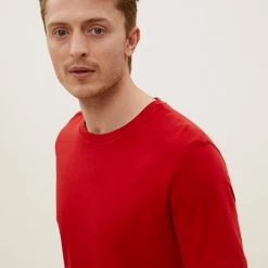 Cheapest 🧨 M&S Collection Men's T-shirts Pure Cotton Crew Neck T-Shirt 🎁 -Men's Holiday Clothes Sales SD 03 T28 5311M QC X EC 1